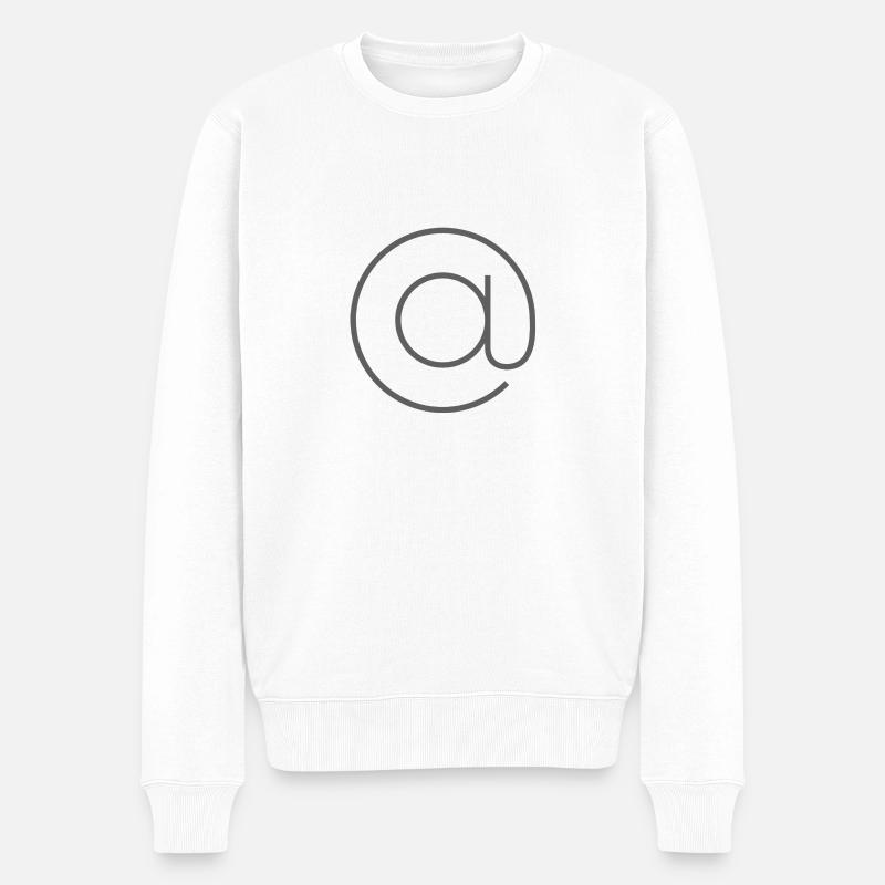 Chez les panneaux - Pull Premium bio Homme - blanc