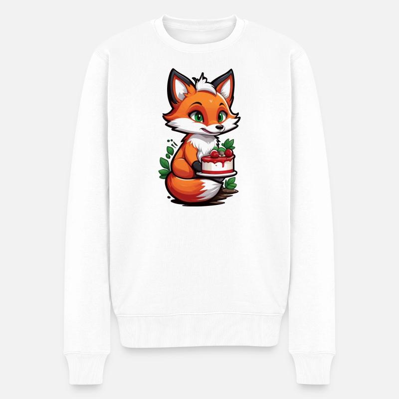 Délice de gâteau Foxy - Pull Premium bio Homme - blanc