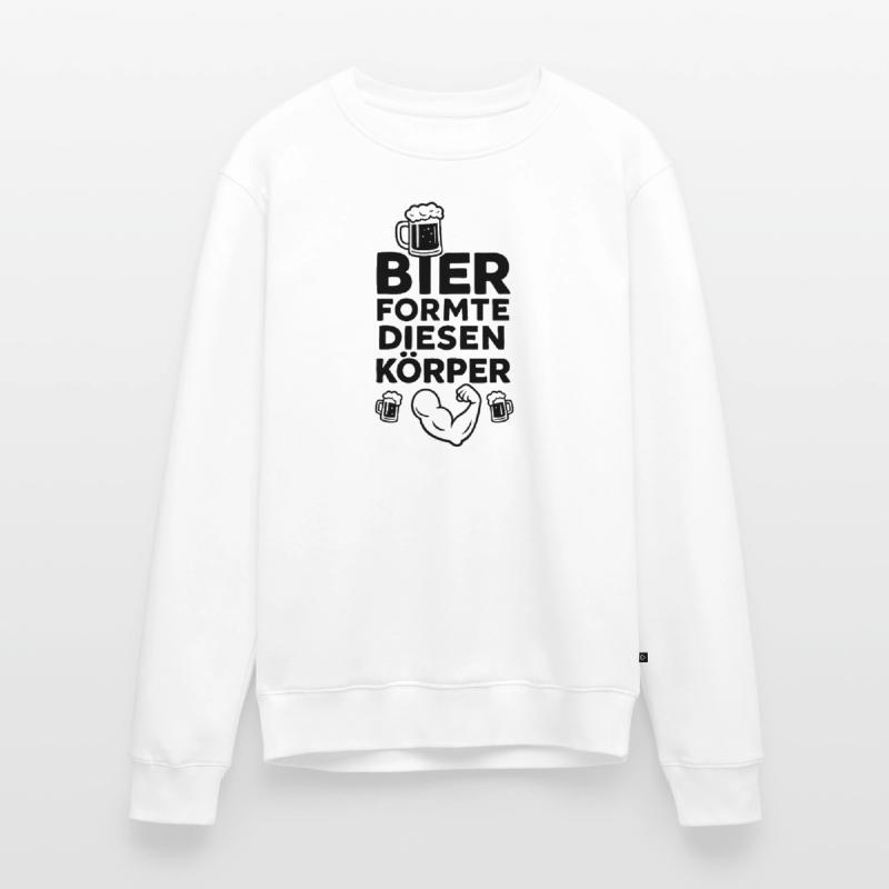 Bier formte diesen Körper Männer Premium Bio Pullover