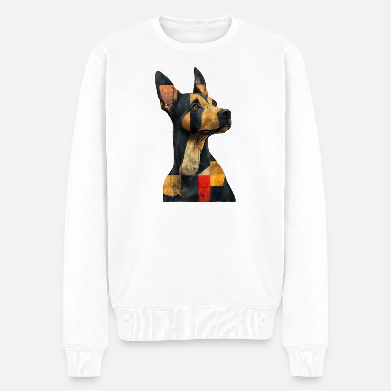 Chien mignon - Pull Premium bio Homme - blanc