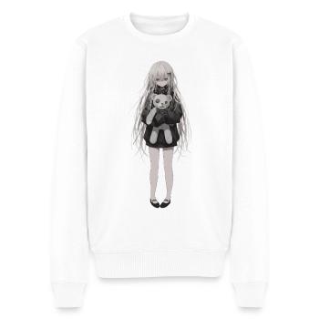 Anime Fille Manga Japanimation Cosplay - Pull Premium bio Homme - blanc - Devant - Thijin (182cm)