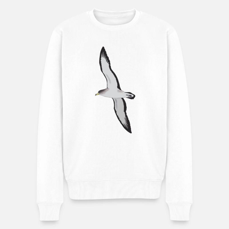 Puffin cendré - Pull Premium bio Homme - blanc