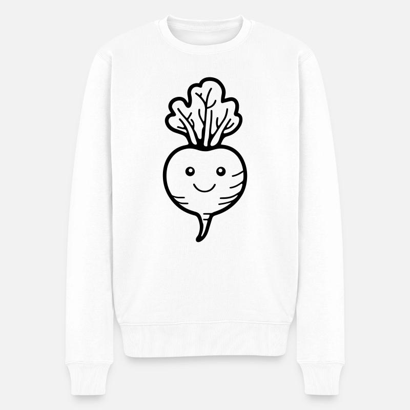 Betterave - Pull Premium bio Homme - blanc