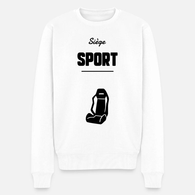 Siège sport - Pull Premium bio Homme - blanc