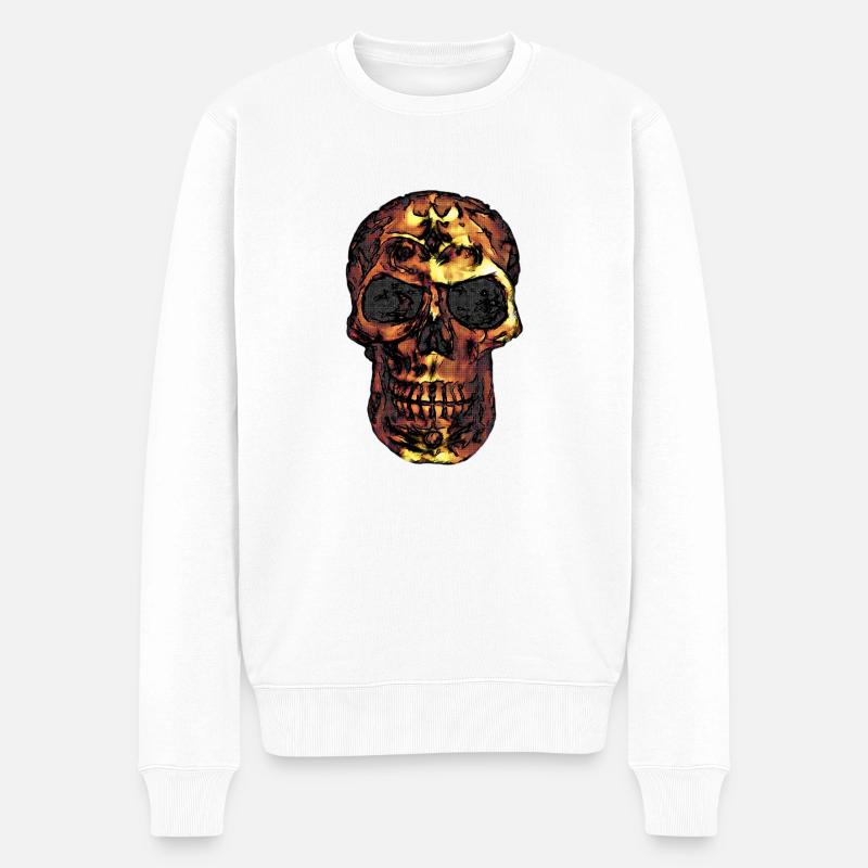 Calavera - Pull Premium bio Homme - blanc
