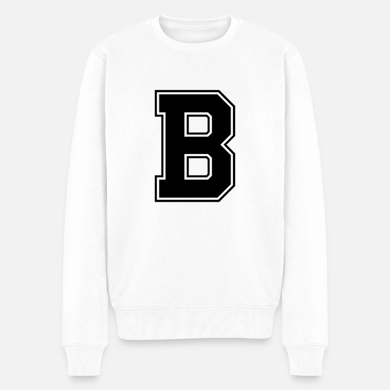 b - Pull Premium bio Homme - blanc