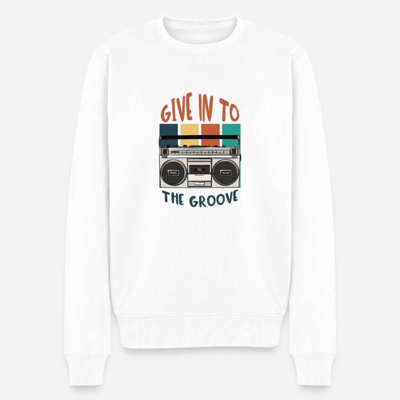 Cédez au groove - Pull Premium bio Homme - blanc