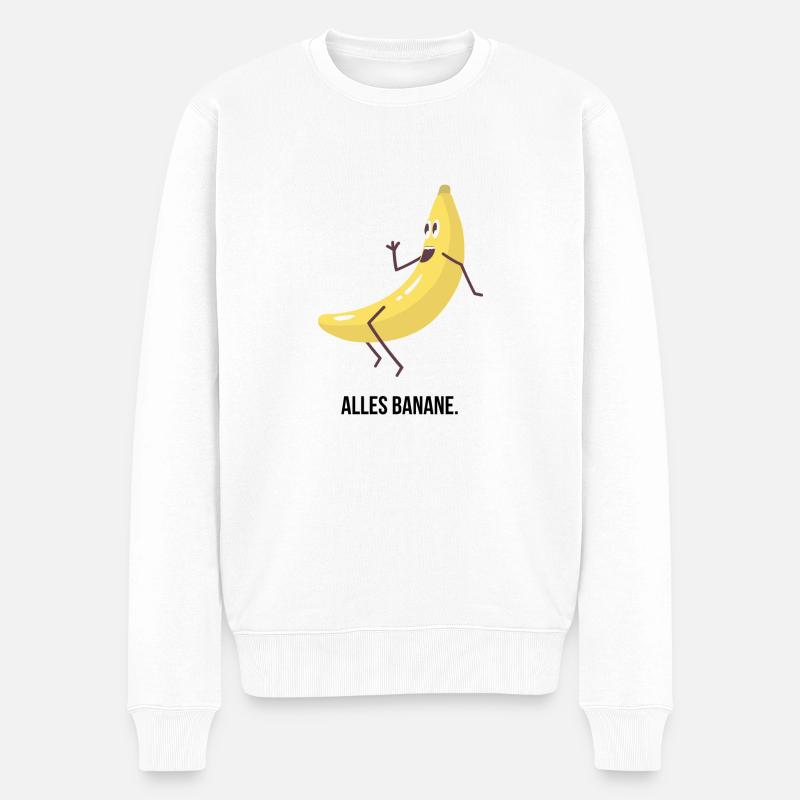 C’est de la banane. - Pull Premium bio Homme - blanc