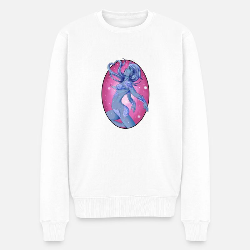 Kalter Tanz - Männer Premium Bio Pullover - Weiß