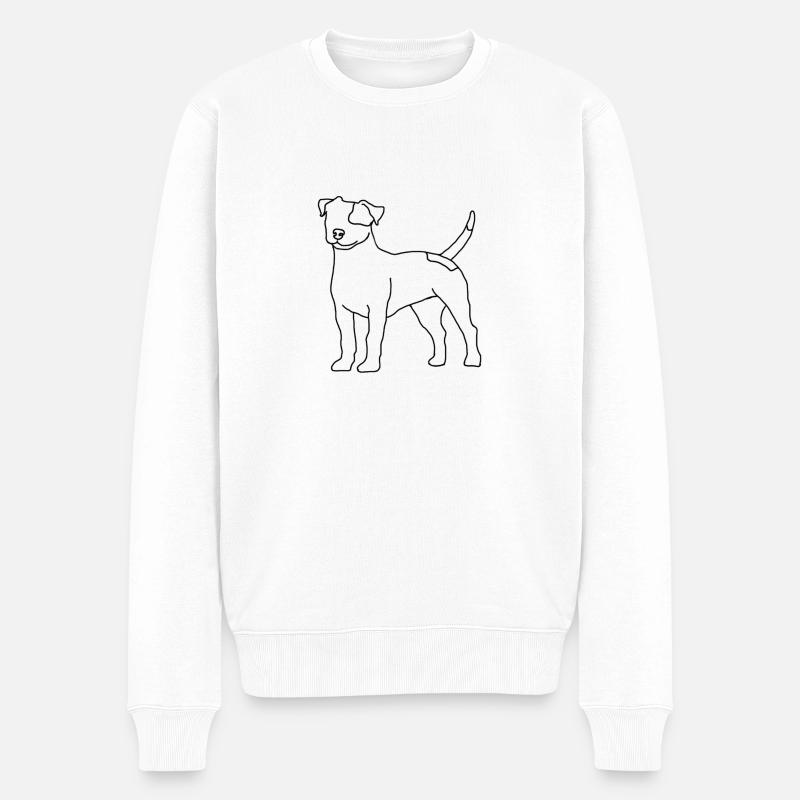 Nur ein Jack - Männer Premium Bio Pullover - Weiß