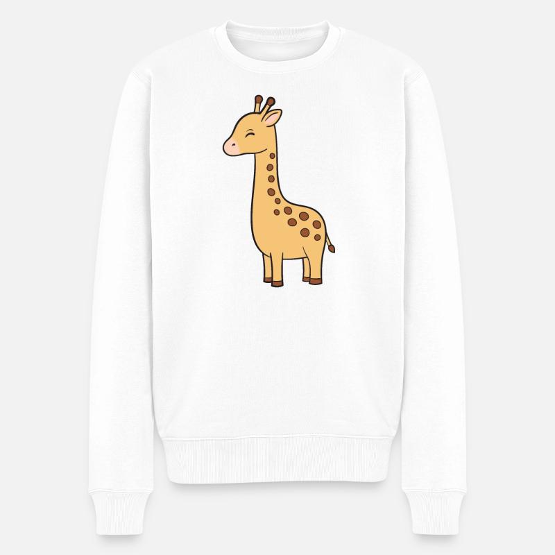 Girafe - Pull Premium bio Homme - blanc