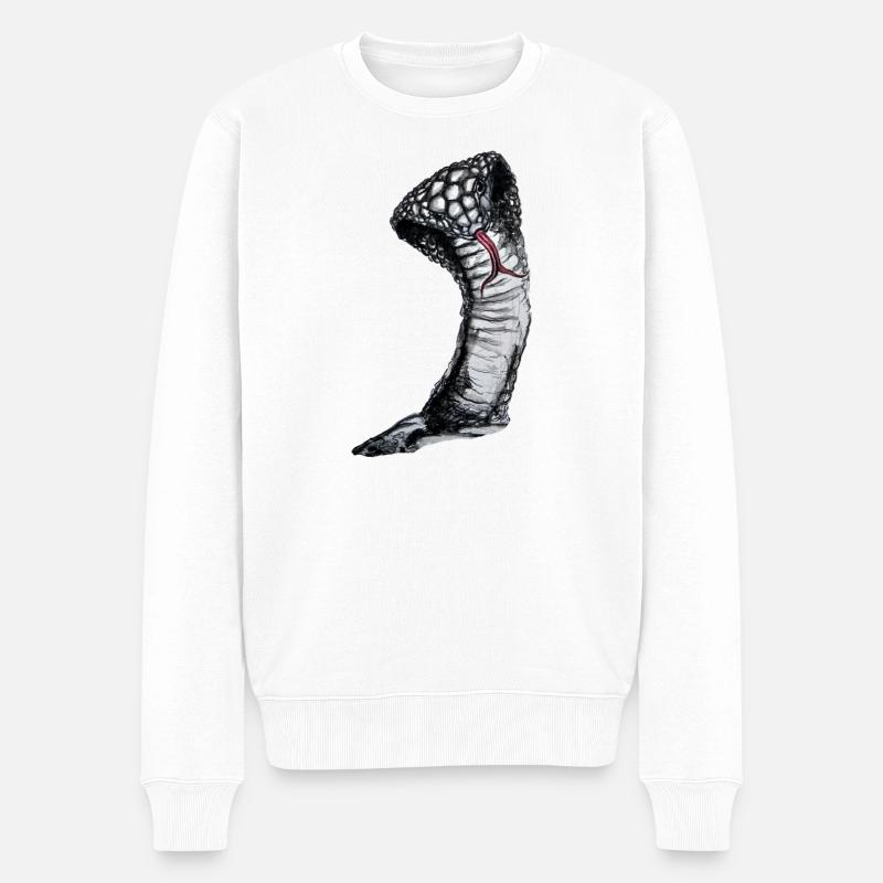 Cobra - Pull Premium bio Homme - blanc