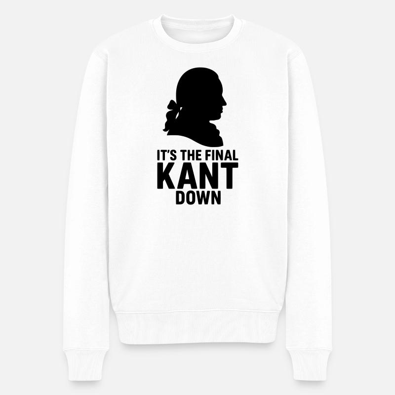 Dernier Kant à Down - Pull Premium bio Homme - blanc