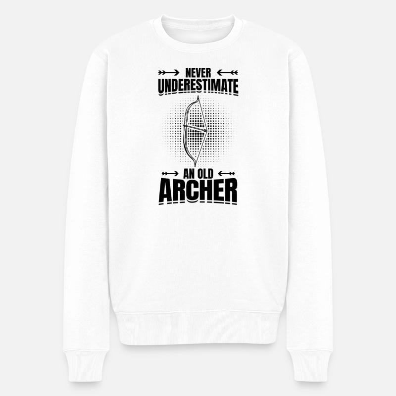 Grand-père archer - Pull Premium bio Homme - blanc