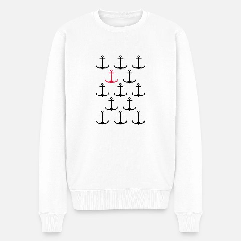 Anchor 12+1 - Pull Premium bio Homme - blanc