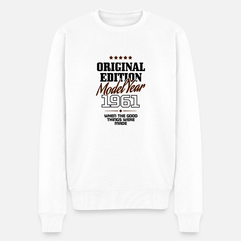 Original Edition - Model Year 1961 - Pull Premium bio Homme - blanc