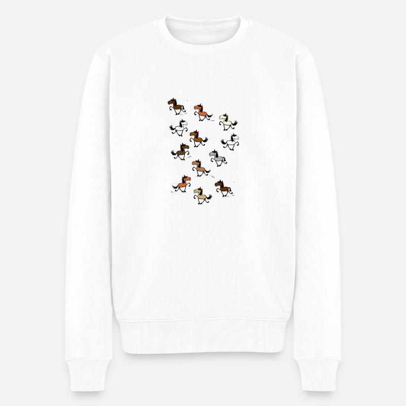 Tölter - Pull Premium bio Homme - blanc