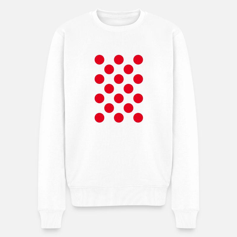 Bergtrikot - Männer Premium Bio Pullover - Weiß