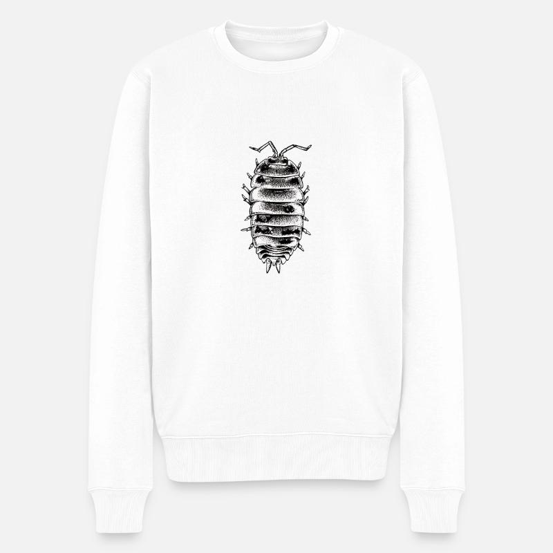 Assel - Männer Premium Bio Pullover - Weiß