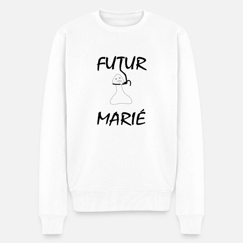 evg - Pull Premium bio Homme - blanc