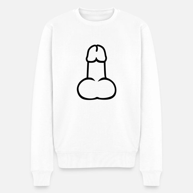 Penis - Pull Premium bio Homme - blanc