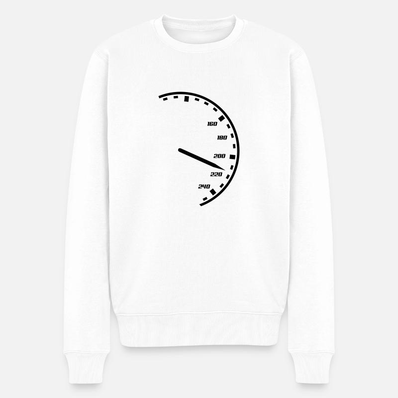 tacho - Pull Premium bio Homme - blanc