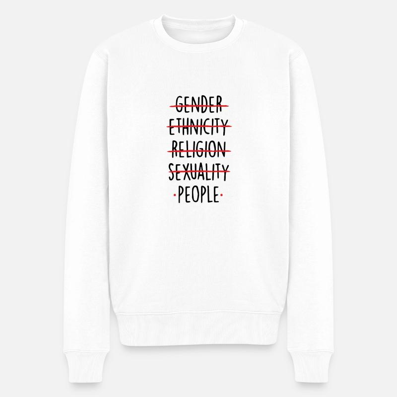 L’égalité pour tous - Pull Premium bio Homme - blanc