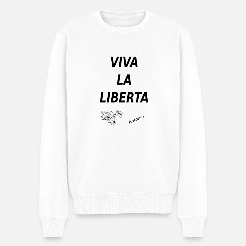 liberta - Pull Premium bio Homme - blanc