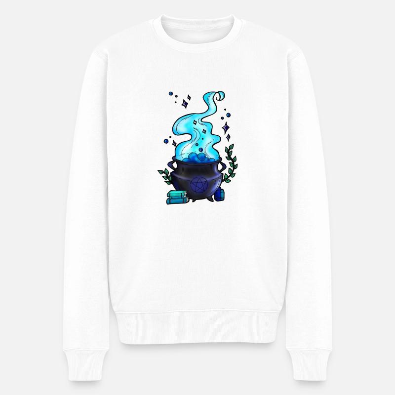 Team Kessel - Männer Premium Bio Pullover - Weiß