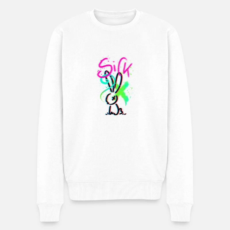 MALADE - Pull Premium bio Homme - blanc