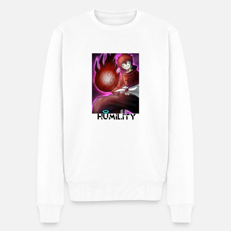 HUMILITY - CRAZY GUYS - Pull Premium bio Homme - blanc
