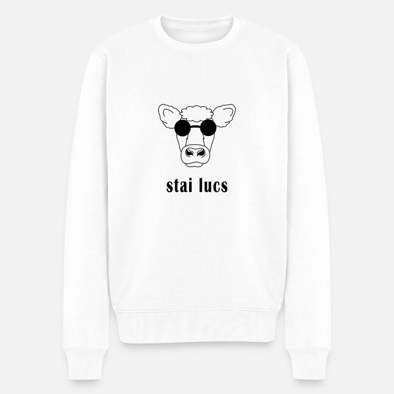 Stai Lucs - Pull Premium bio Homme - blanc