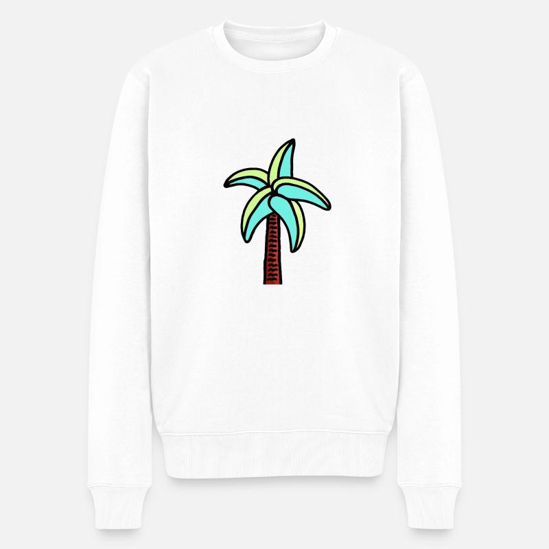 LE PALMIER ORIGINAL - Pull Premium bio Homme - blanc