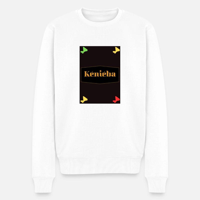 Kéniéba - Pull Premium bio Homme - blanc