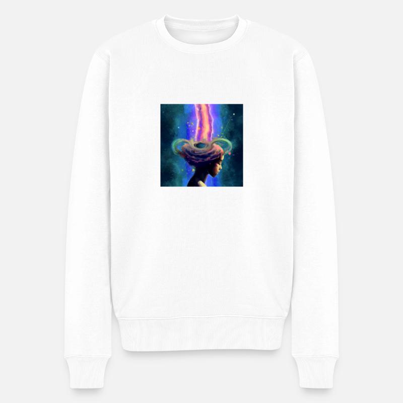 9b - Pull Premium bio Homme - blanc