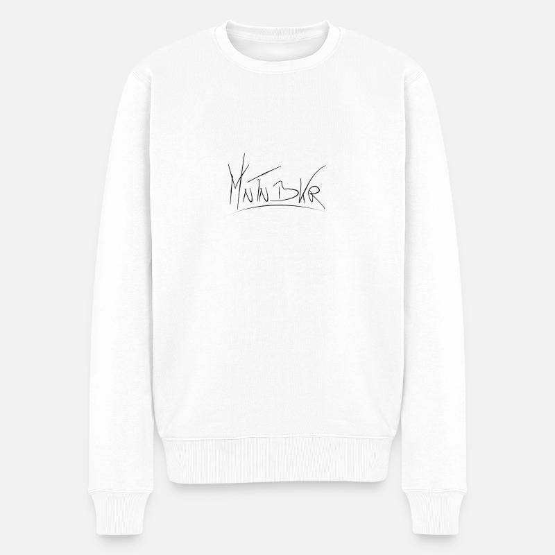 Mtb - Männer Premium Bio Pullover - Weiß