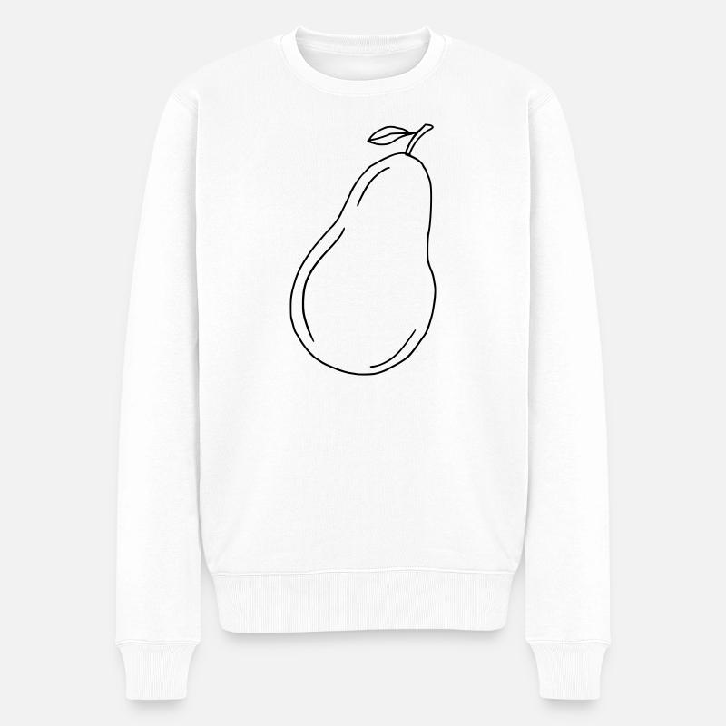 Poire - Pull Premium bio Homme - blanc