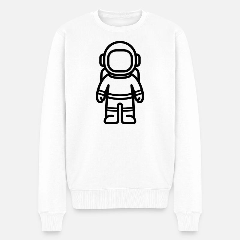 astronaute - Pull Premium bio Homme - blanc