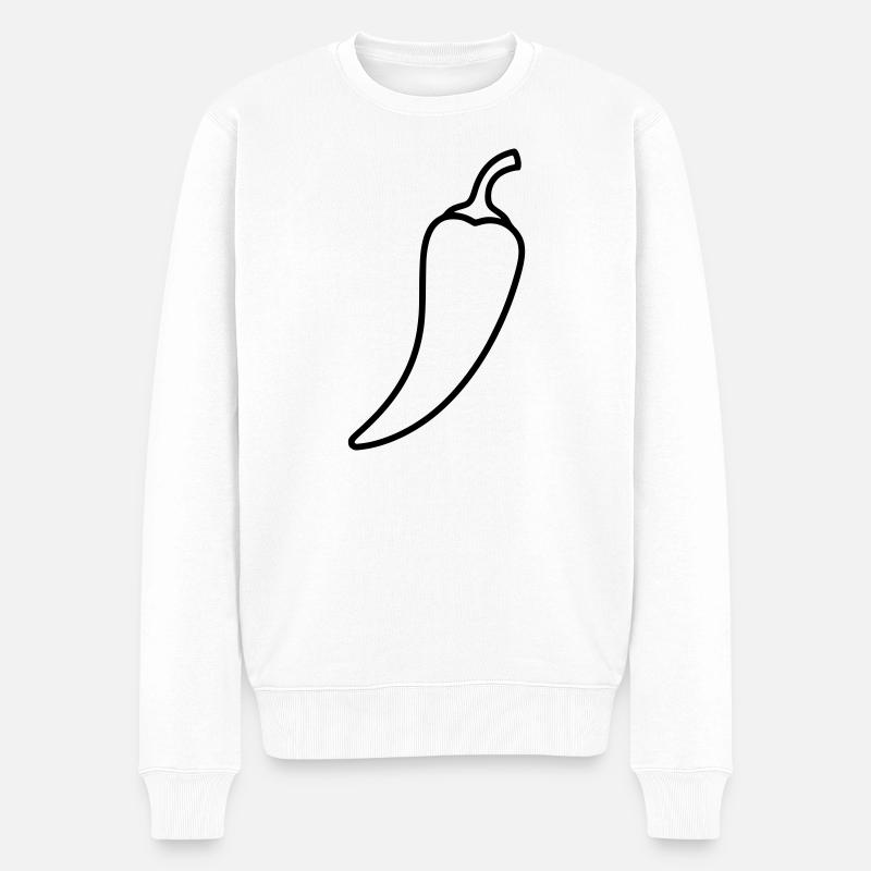 Résumé du piment piment - Pull Premium bio Homme - blanc