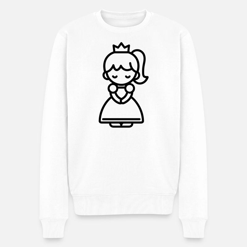 princesse - Pull Premium bio Homme - blanc