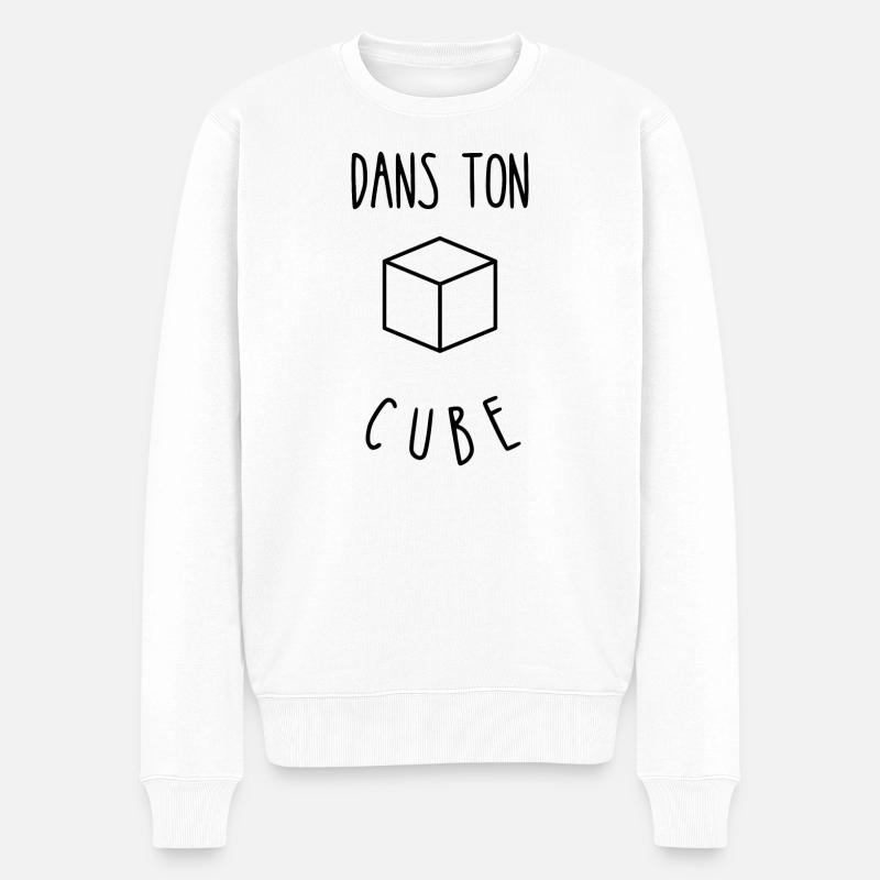 dans ton cube - Pull Premium bio Homme - blanc
