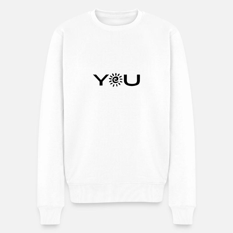 tu es mon soleil - Pull Premium bio Homme - blanc