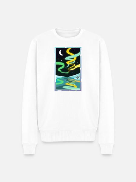 Winter Chills - Männer Premium Bio Pullover - Weiß