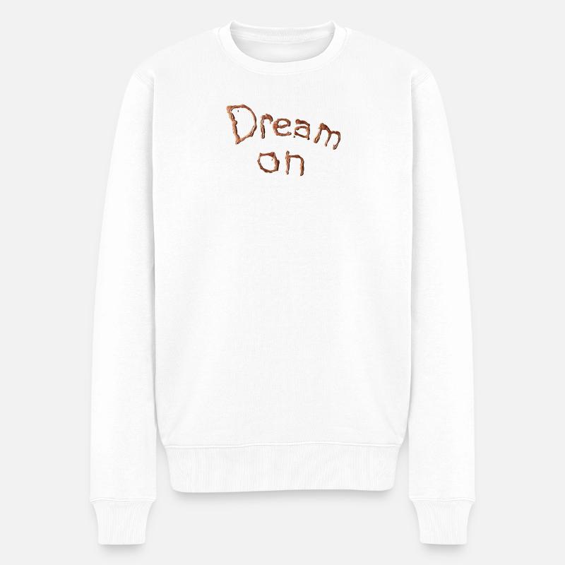 Rêve sur une œuvre en cuivre - Pull Premium bio Homme - blanc