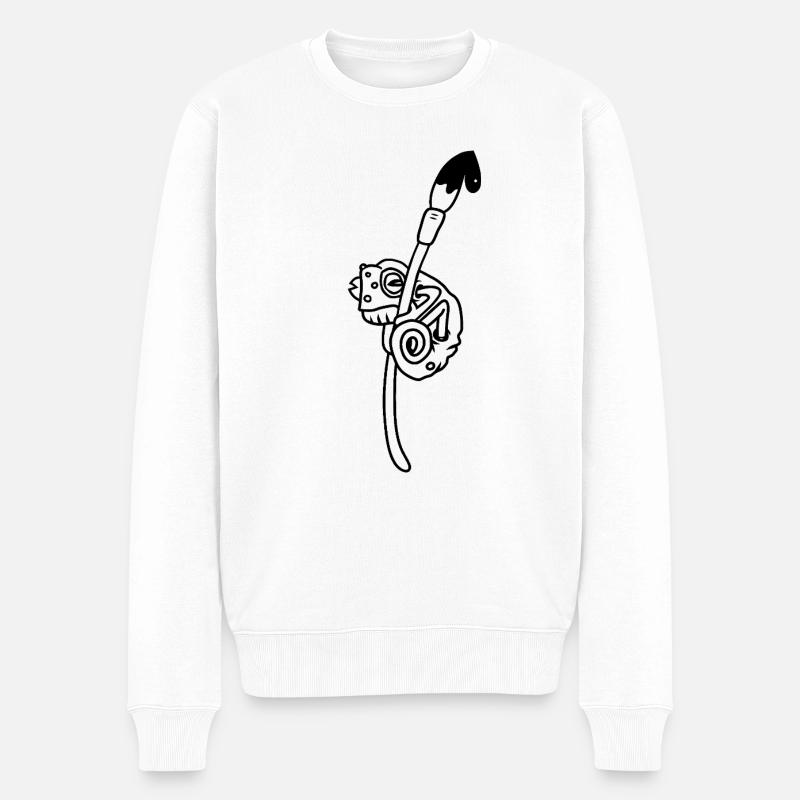 Caméléon - Pull Premium bio Homme - blanc