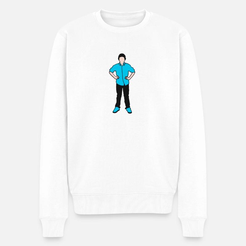 Styler - Pull Premium bio Homme - blanc