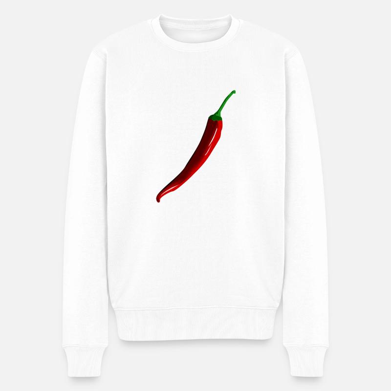 chili - Pull Premium bio Homme - blanc