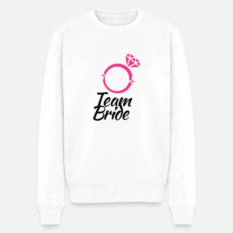 Junggesellen abschied - Männer Premium Bio Pullover - Weiß