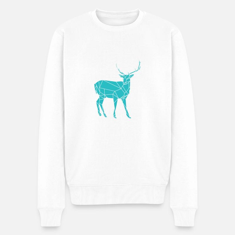Renne Bleu - Pull Premium bio Homme - blanc