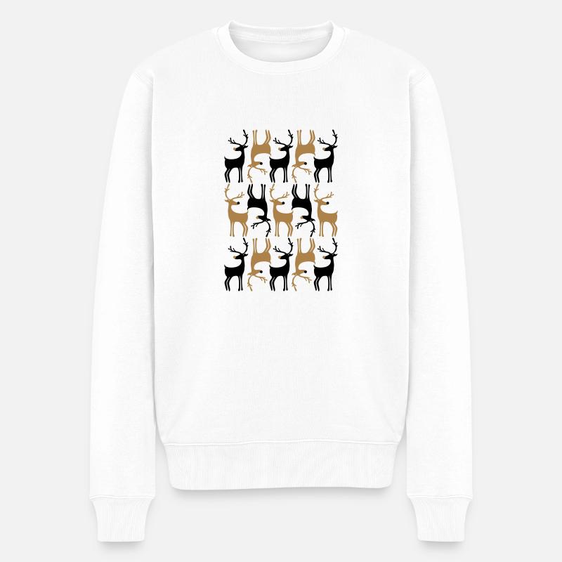 Renne - Pull Premium bio Homme - blanc